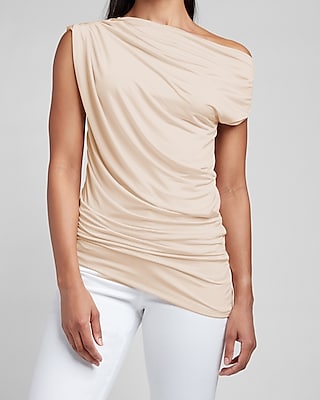 express one shoulder top