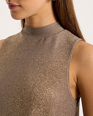 Shine Mock Neck Tank