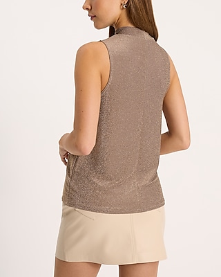 Shine Mock Neck Tank