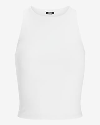 Body Contour High Compression Neck Cropped Tank