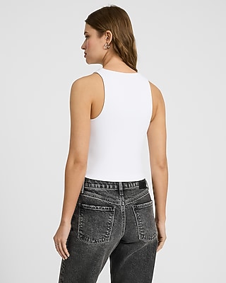 Body Contour High Compression Neck Cropped Tank