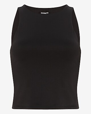 Body Contour High Compression Neck Cropped Tank