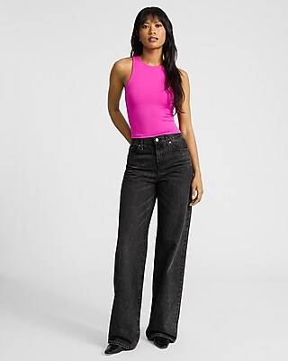 Body Contour High Compression Neck Cropped Tank