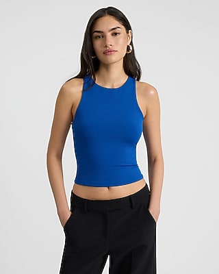 Body Contour High Compression Neck Cropped Tank