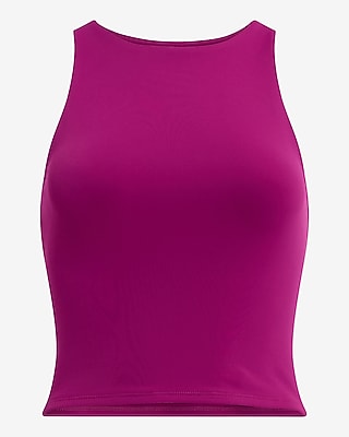 Body Contour High Compression Neck Cropped Tank