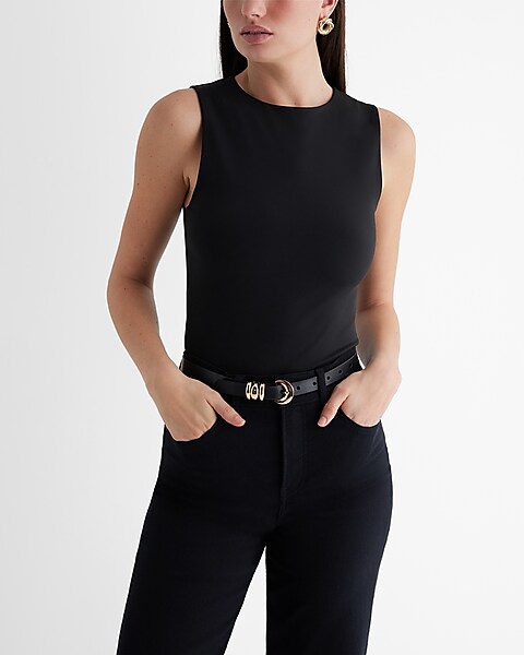 Contour - High Waist Define Luxe Mini Shorts in Black