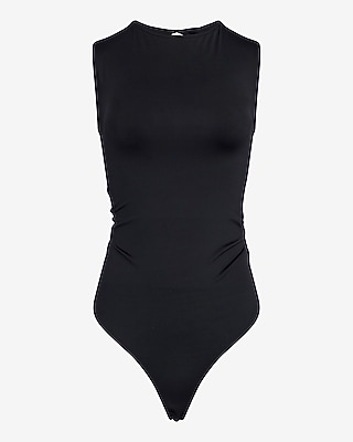 Crew Neck Sleeveless Open Back Bodysuit - image 4