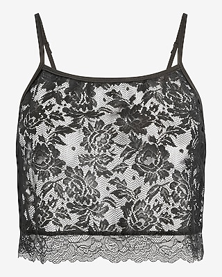 Sheer Lace Cropped Cami - image 5