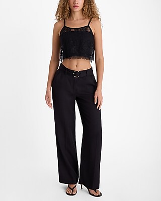 Sheer Lace Cropped Cami - image 3