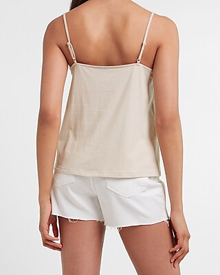 Body Contour Double Layer V-Neck Tee