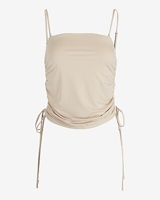 Body Contour Compression Ruched Side Tie Cami - image 5