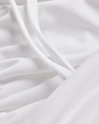 Body Contour Compression Ruched Bodysuit With Bra Cups