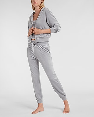 Velour Cropped Square Neck Tank