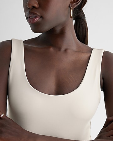 Women's Neutral Bodysuits - Strapless, Lace & Long Sleeve Bodysuits -  Express