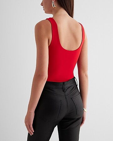 Live The Process Strapless Bodysuit - Red Tops, Clothing - WLTPR25504