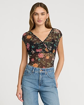 V-neck Hi-lo Draped Tunic Tank | Express