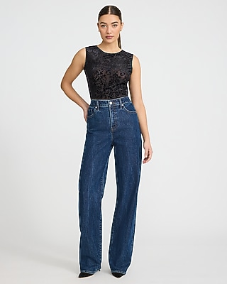 Pattern Burnout Crew Neck Tank