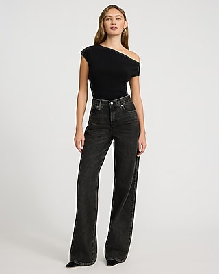 Matte Jersey Asymmetrical One Shoulder Top - image 3