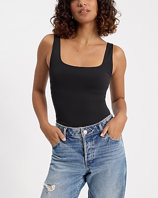 Body Contour High Compression Square Neck Tank