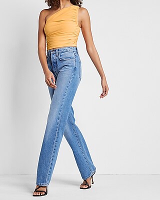 Fitted One Shoulder Ruched Cropped Tank