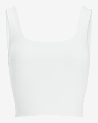 Body Contour High Compression Square Neck Cropped Tank