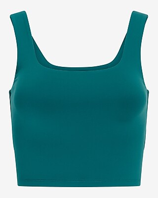 Body Contour High Compression Square Neck Cropped Tank
