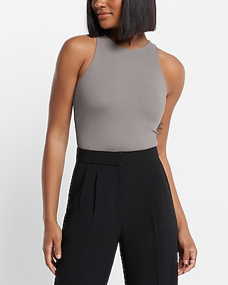 Body Contour High Compression Ribbed Neck Bodysuit