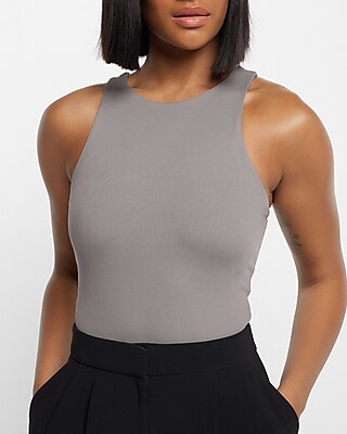Body Contour High Compression Ribbed Neck Bodysuit