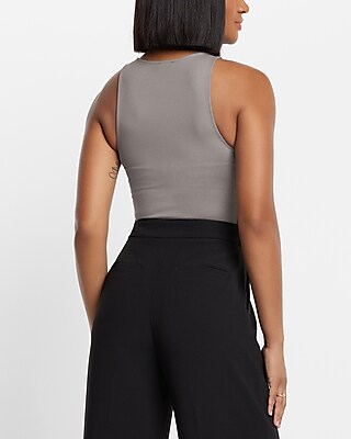 Body Contour High Compression Ribbed Neck Bodysuit