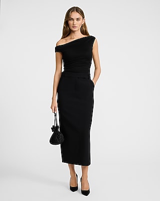 Asymmetrical Off The Shoulder Ruched Tank - image 3