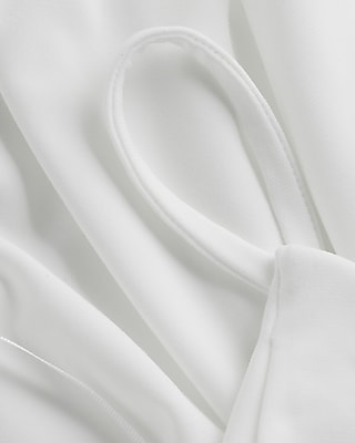 Surplice Cutout Halter Cami