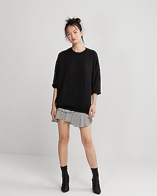 express one eleven oversized sweatshirt