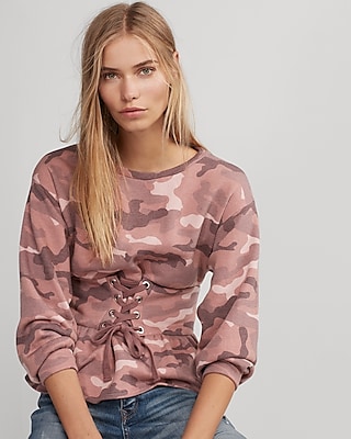 express camo sweatshirt