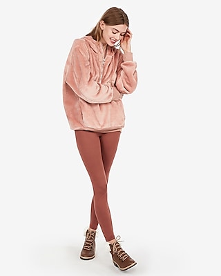 Express oversized sales velour hoodie