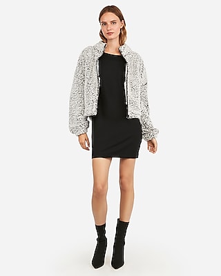 express sherpa cardigan