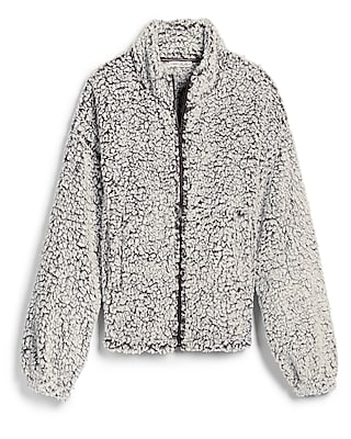 express sherpa cardigan