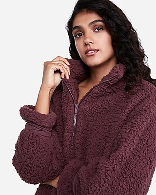express sherpa pullover