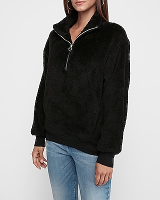 cozy fleece sweatshirt