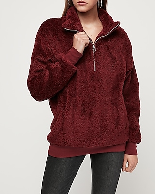 express sherpa pullover