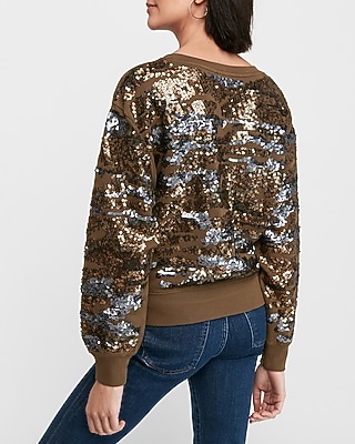 camo sweatshirt express