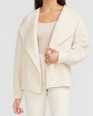 express sherpa cardigan