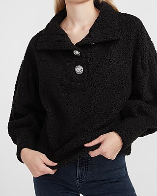 express sherpa sweater