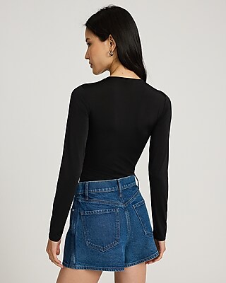 Body Contour Compression V-Neck Long Sleeve Bodysuit