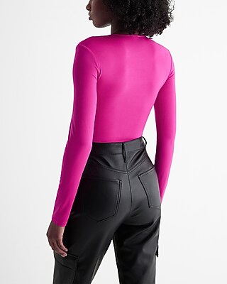 Body Contour Compression V-Neck Long Sleeve Bodysuit