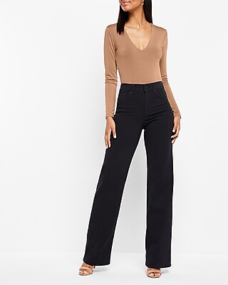 Body Contour Compression V-Neck Long Sleeve Bodysuit