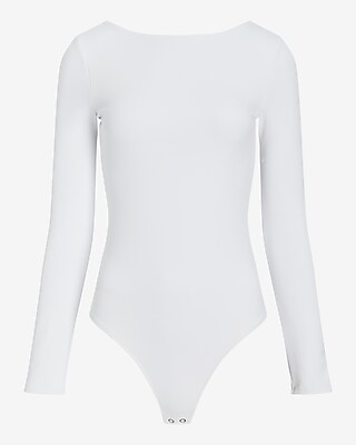 Body Contour High Compression Long Sleeve Scoop Back Bodysuit - thumbnail 8