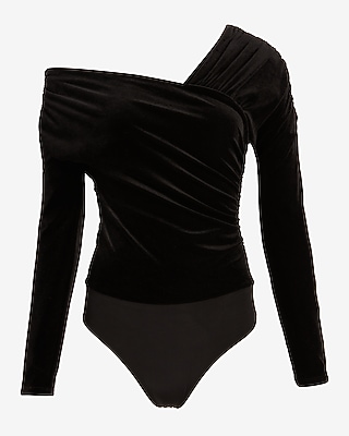 VELVET BC SET LS VELVET OTS BDYST 8610125:PITCH BLACK:XS