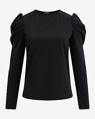 Crew Neck Puff Long Sleeve Tee - image 4