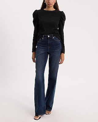 Crew Neck Puff Long Sleeve Tee - image 3