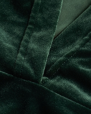 Velvet Banded Bottom Hoodie